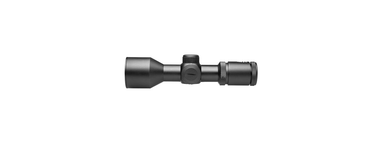 NCSTAR TACTICAL 3-9X42 POWER MAGNIFICATION RED III RET SCOPE - BLACK