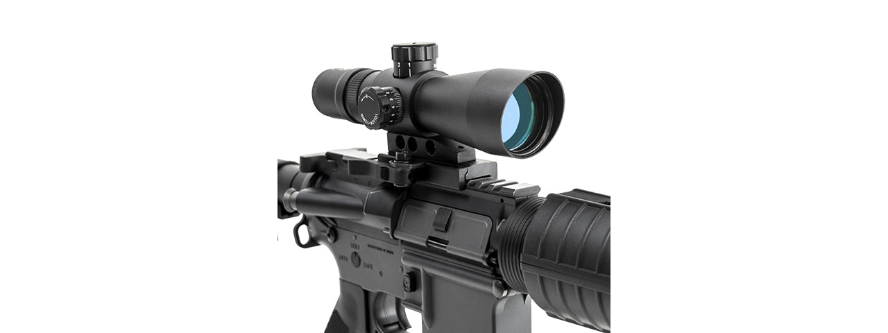 NCSTAR 2 - 7 X 32 PLEX SCOPE LONG EYE RELIEF - BLACK