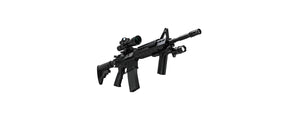 NCSTAR M4/M16 KEYMOD VERTICAL GRIP W/ LIGHT - BLACK