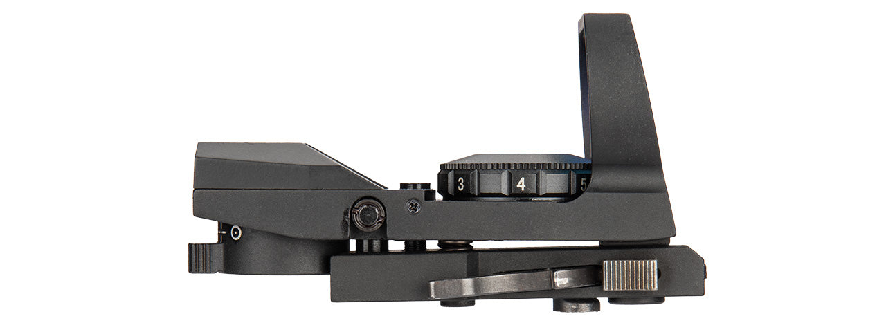 NCSTAR KEYMOD QUICK RELEASE 4 RETICLE REFLEX OPTIC - BLACK