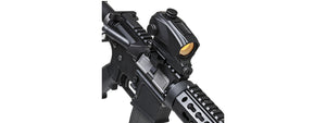 NCSTAR TACTICAL SOLAR POWERED RED DOT SIGHT - BLACK