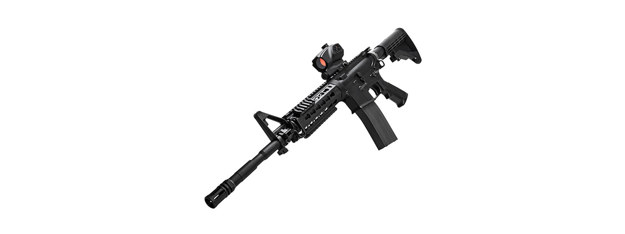 NCSTAR TACTICAL SOLAR POWERED RED DOT SIGHT - BLACK