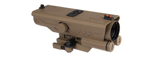 NCS-VDELTP430G DELTA 4X30 SNIPER RETICLE SCOPE W/ NAV LED (TAN)