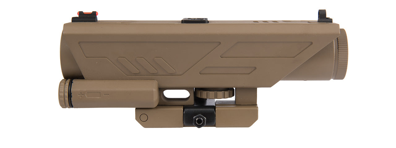 NCS-VDELTP430G DELTA 4X30 SNIPER RETICLE SCOPE W/ NAV LED (TAN)