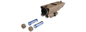NCS-VDELTP430G DELTA 4X30 SNIPER RETICLE SCOPE W/ NAV LED (TAN)