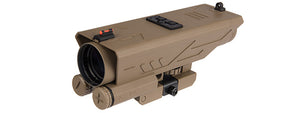 NCS-VDELTP430G DELTA 4X30 SNIPER RETICLE SCOPE W/ NAV LED (TAN)