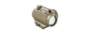 NCSTAR MICRO GREEN DOT REFLEX SIGHT W/ INTEGRATED RED LASER - TAN