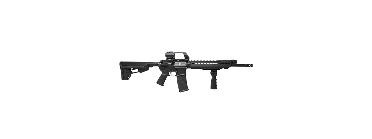 NCSTAR AR15 TRIANGLE KEYMOD HANGUARD - MID-LENGTH - BLACK