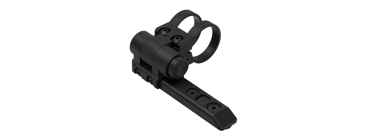 NCSTAR 1 EXTENDED MODULAR KEY-MOD RING MOUNT - BLACK