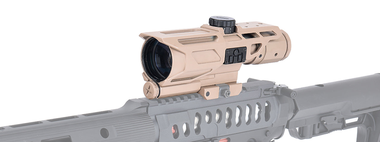 NcStar Mark III Tactical Gen3 3-9X40 Rifle Scope P4 Sniper (TAN)