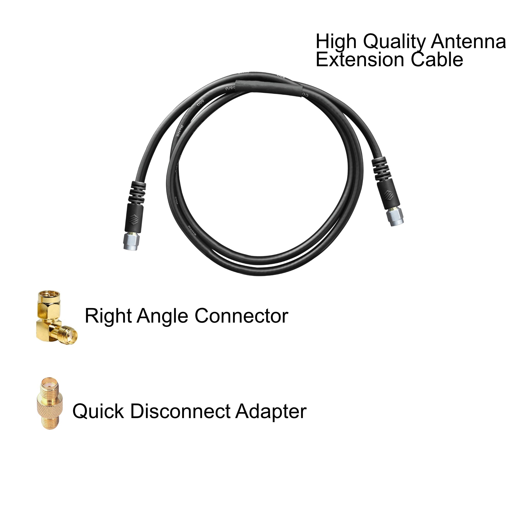 Tactical Antenna Relocation Kit(No Antenna Pouch) - Harris/Selex/Marconi /Bowman SPR, PRR, & IISR Radios