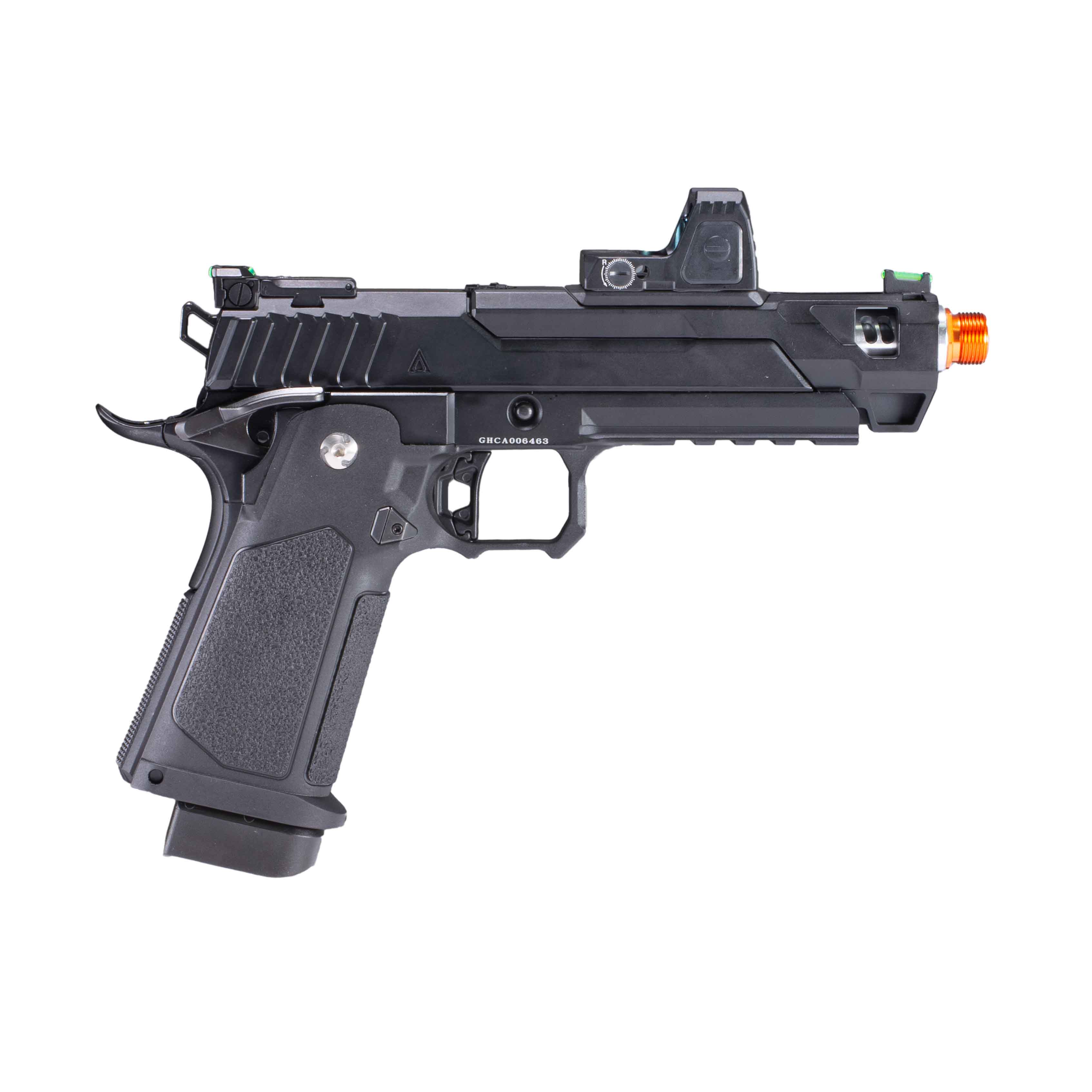 ARCTURUS Osprey 5" Split Slide Hi-Capa GBB PR™ Performance Refined Edition w/ Optics Ready Slide & ARS-1 Red Dot Combo & CNC AL Adjustable Blowback Housing