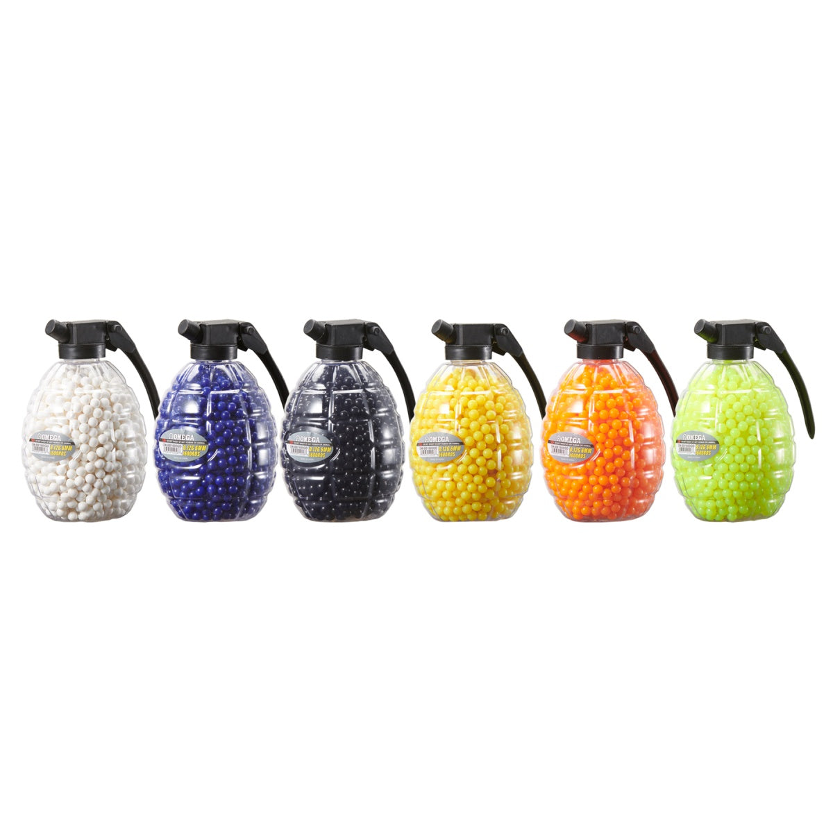 Omega 1600 Round Grenade Style 0.12g BB Bottle