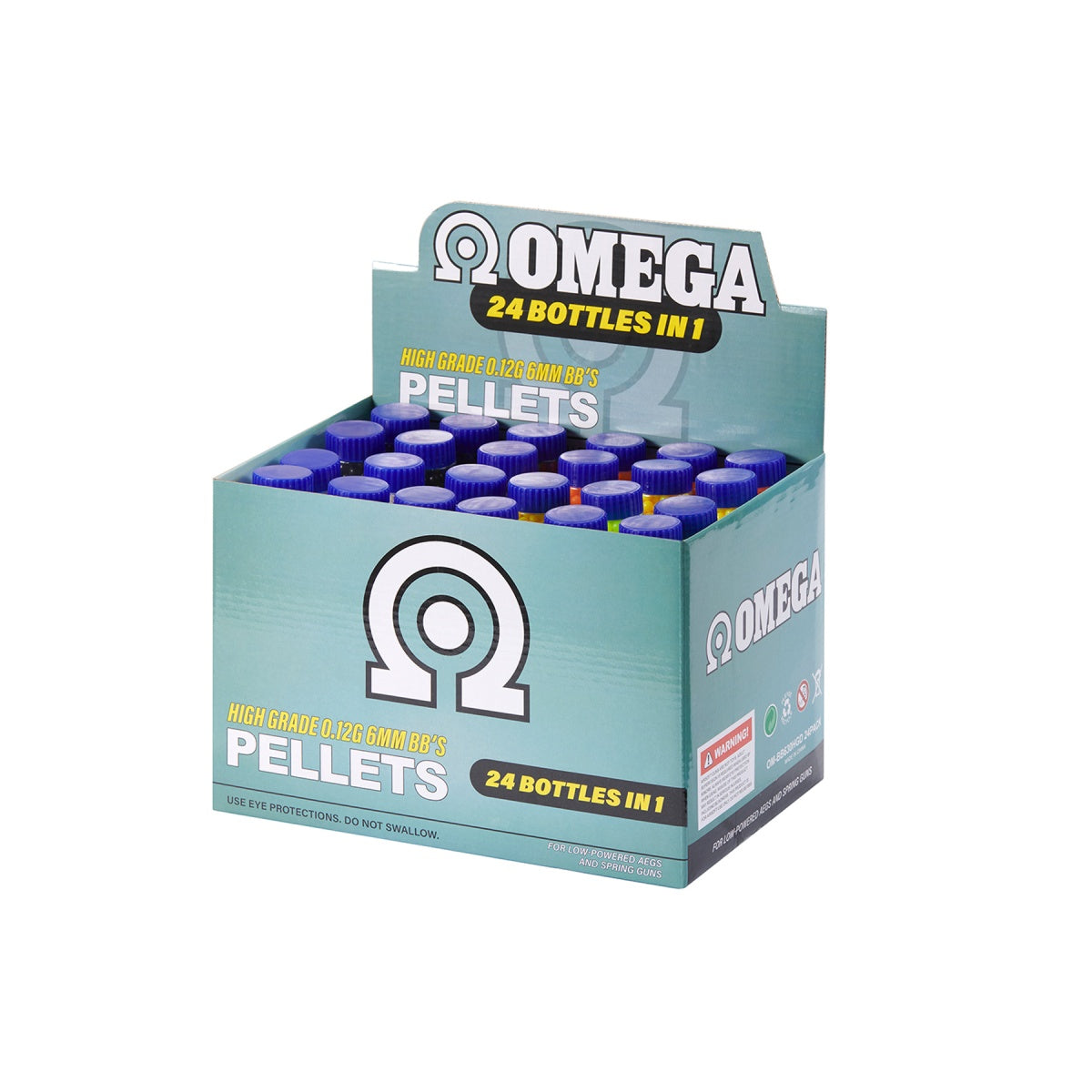 Omega 630 Round Hand Grenade Style 0.12g BB Bottle