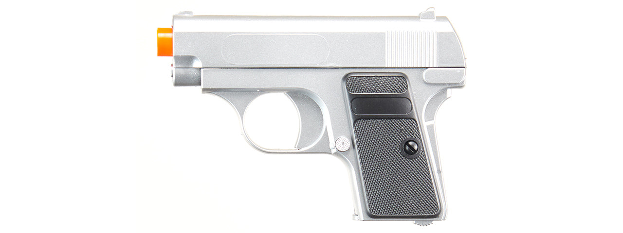 Double Eagle P328SB Dual Spring Pistol Set (Color: Black/Silver)