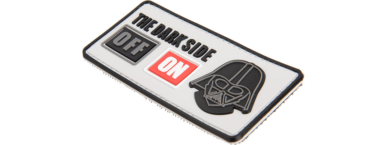 The Dark Side On PVC Morale Patch (Gray)