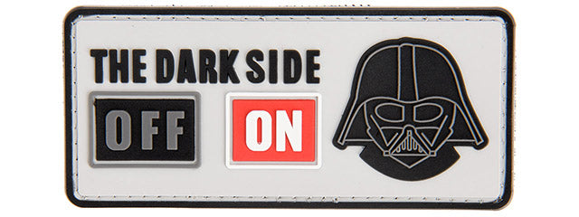The Dark Side On PVC Morale Patch (Gray)