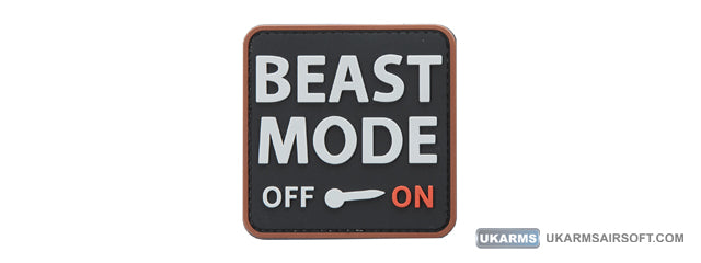 Beast Mode On PVC Morale Patch