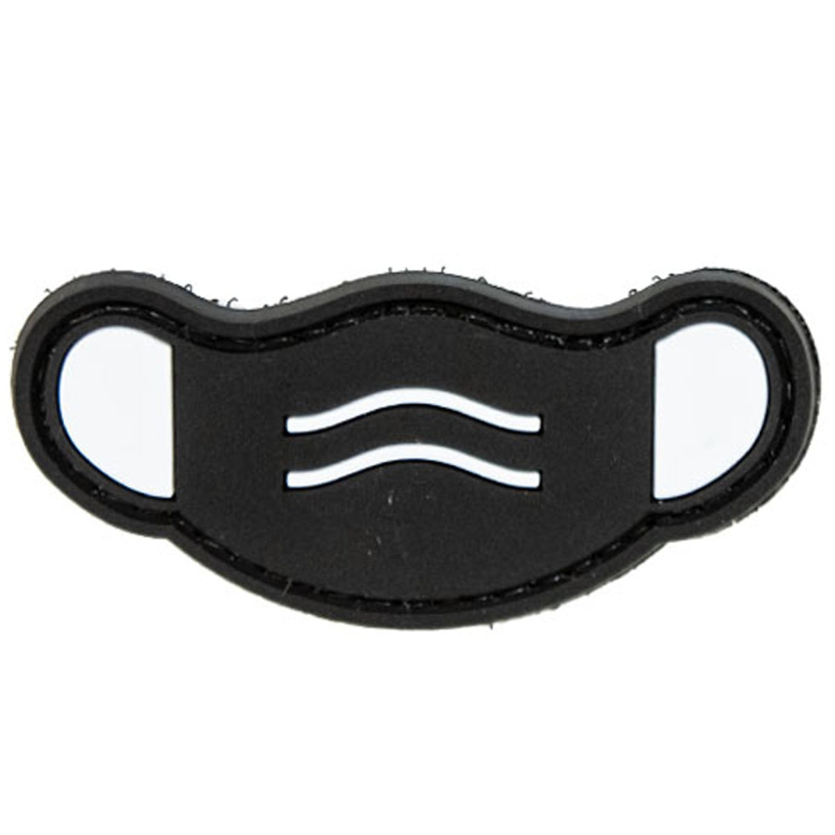 Covid 19 Face Mask Morale Patch (Color: Black)