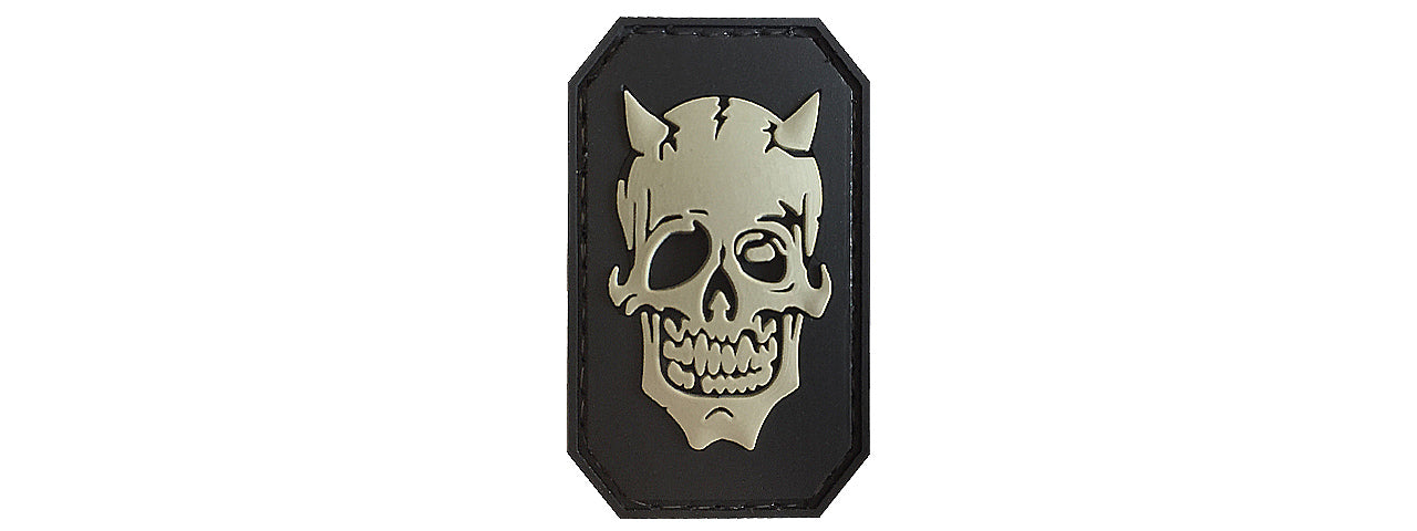 G-Force Zombie Devil PVC Morale Patch (BLACK)