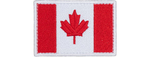 Embroidered Canadian Flag Patch (Full Colors)