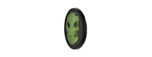 G-FORCE SKULL GLOW-IN-DARK PVC PATCH