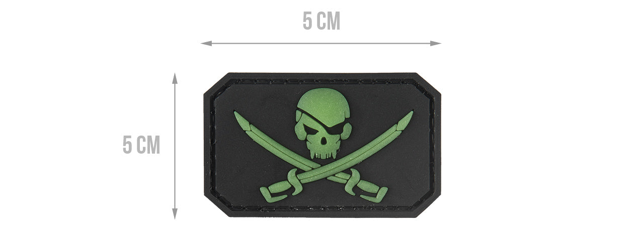 G-FORCE GLOW IN THE DARK PIRATE MORALE PATCH