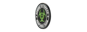 G-FORCE GLOW-IN-THE-DARK ZOMBIE OUBREAK RESPONSE TEAM PVC MORALE PATCH
