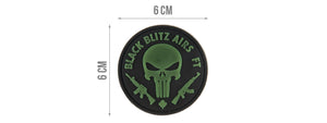 G-FORCE BLACK BLITZ AIRS FT PVC MORALE PATCH