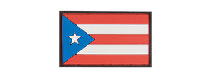G-FORCE PUERTO RICO FLAG PVC MORALE PATCH