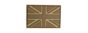 G-FORCE UK FLAG PVC MORALE PATCH (TAN)