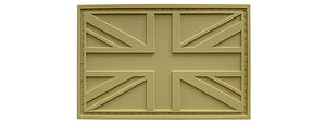 G-Force United Kingdom Flag PVC Morale Patch (TAN)