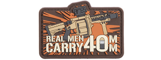 Real Men Carry 40mm PVC Patch
