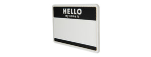 HELLO MY NAME IS PVC MORALE PATCH