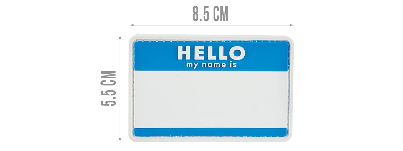 G-FORCE HELLO MY NAME IS PVC PATCH