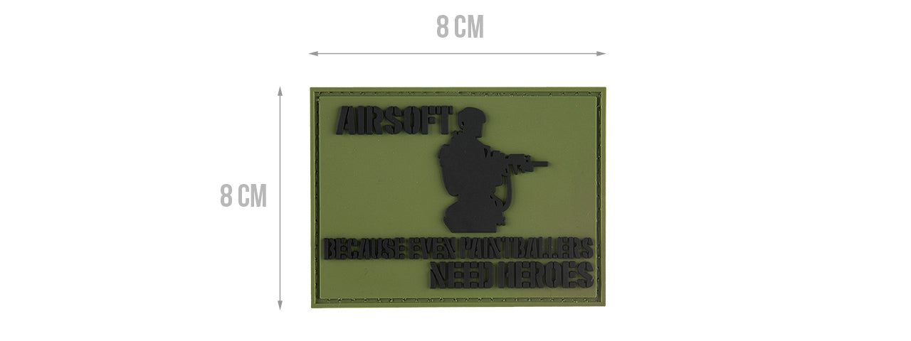 G-FORCE EVEN PAINTBALLERS NEED HEROES (OD GREEN)