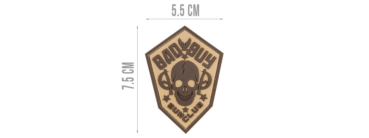 G-FORCE BAD GUY GUN CLUB PVC PATCH