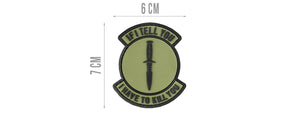 G-FORCE IF I TELL YOU I HAVE TO KILL YOU PVC PATCH