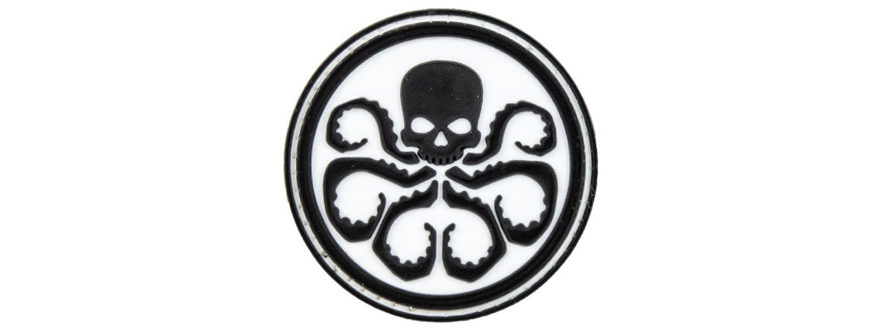 Hydra Logo PVC Morale Patch (Color: Black / White)