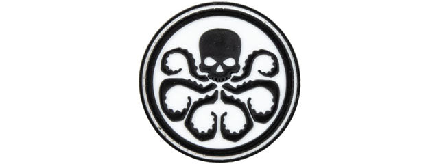 Hydra Logo PVC Morale Patch (Color: Black / White)