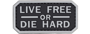 Live Free or Die Hard PVC Patch (Color: Black)