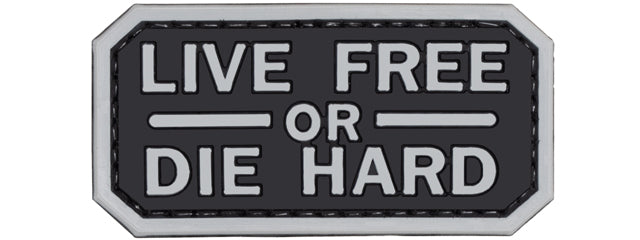 Live Free or Die Hard PVC Patch (Color: Black)