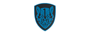 G-FORCE SHIELD BLUE WOLF PVC MORALE PATCH