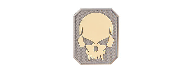 G-FORCE LARGE PIRATE SKULL PVC PATCH