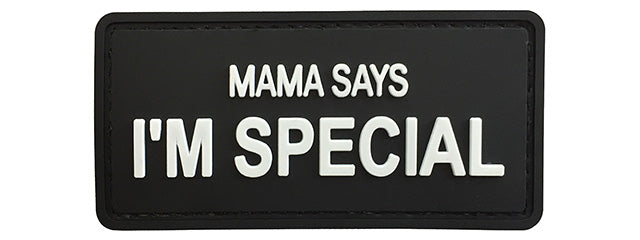 G-Force Mama Says I'm Special PVC Morale Patch (BLACK)