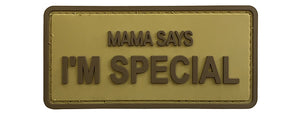 G-Force Mama Says I'm Special PVC Morale Patch (TAN)