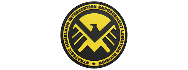 G-Force S.H.I.E.L.D. PVC Morale Patch (BLACK/YELLOW)