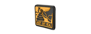 G-FORCE SHT JUST GOT REAL PVC MORALE PATCH (YELLOW)