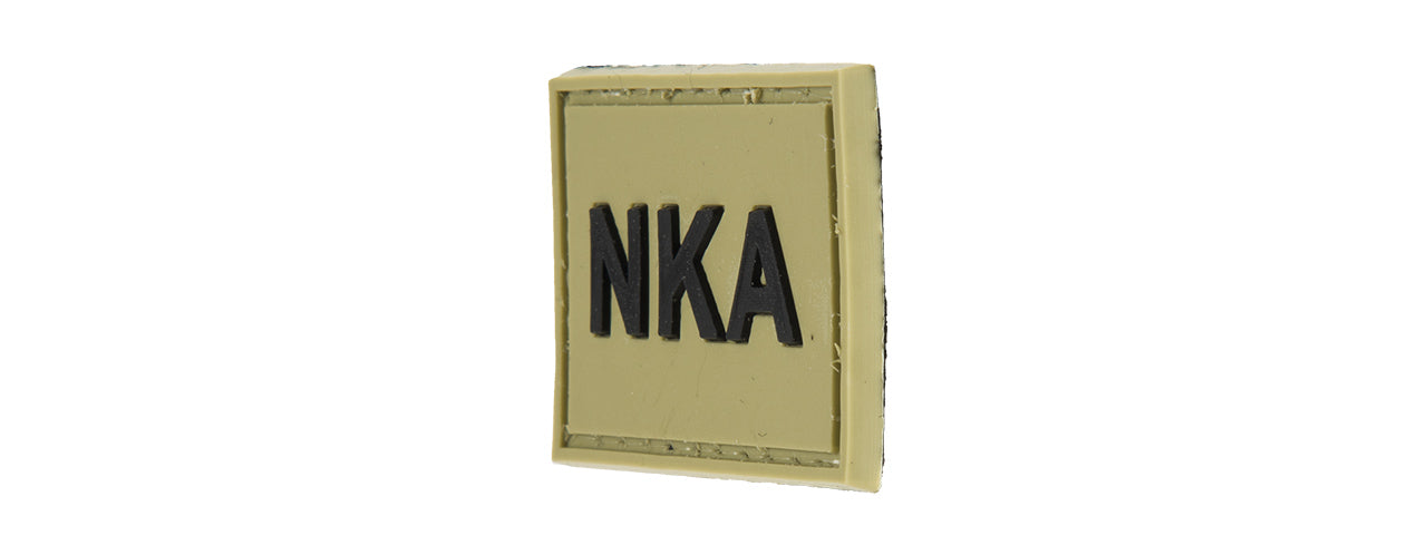 G-FORCE NKA NO KNOWN ALLERGIES PVC MORALE PATCH (OD GREEN)