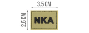 G-FORCE NKA NO KNOWN ALLERGIES PVC MORALE PATCH (OD GREEN)